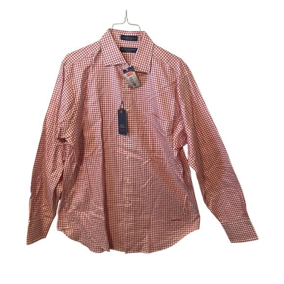 Daniel Cremieux Men's Long Sleeve LG Italian Button Up Shirt 100% Cotton NOS - Picture 1 of 8